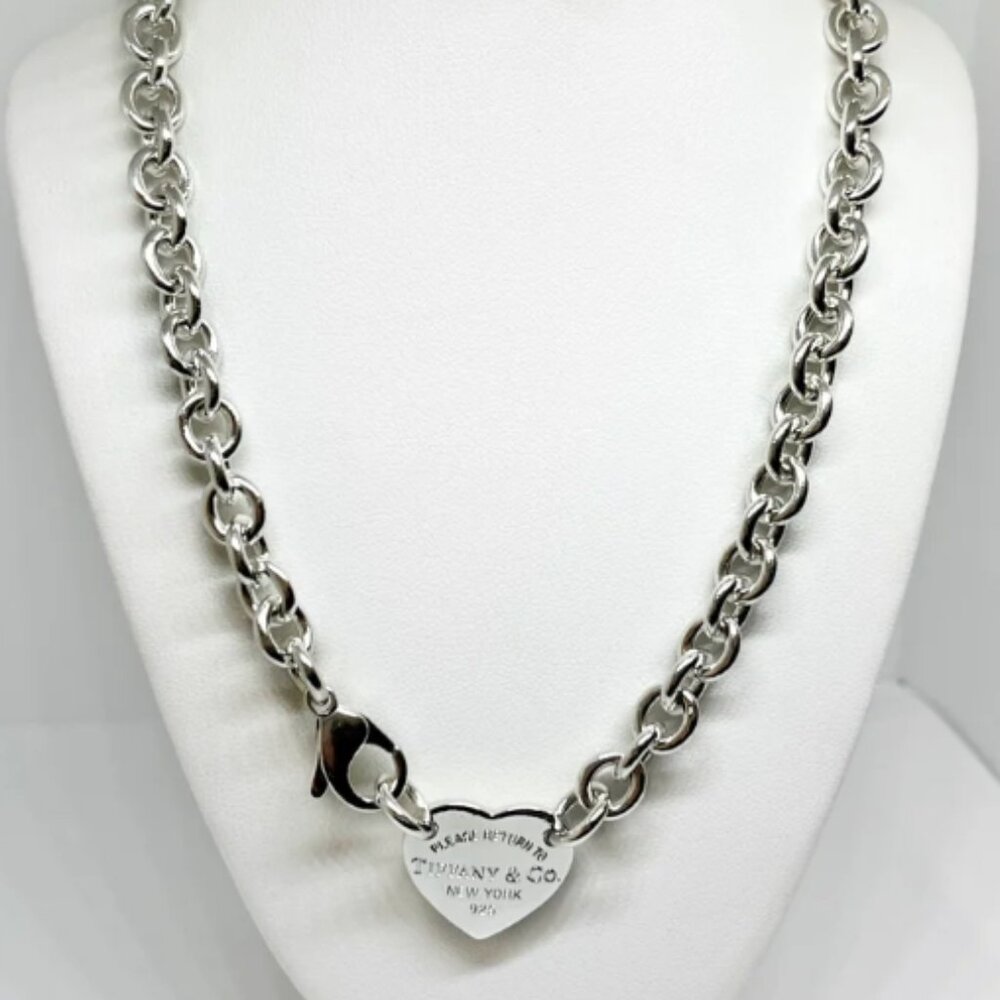 Tiffany - Return To Tiffany Heart Tag Choker Necklace
